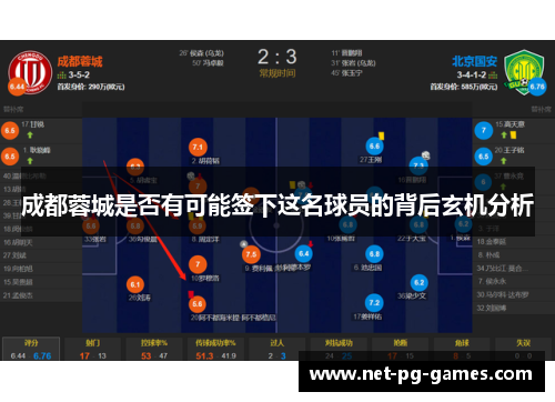 成都蓉城是否有可能签下这名球员的背后玄机分析